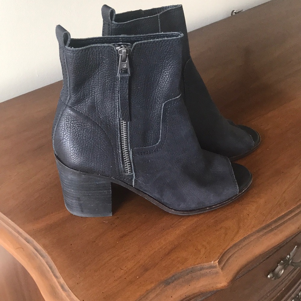 Lucky Brand open toed boots